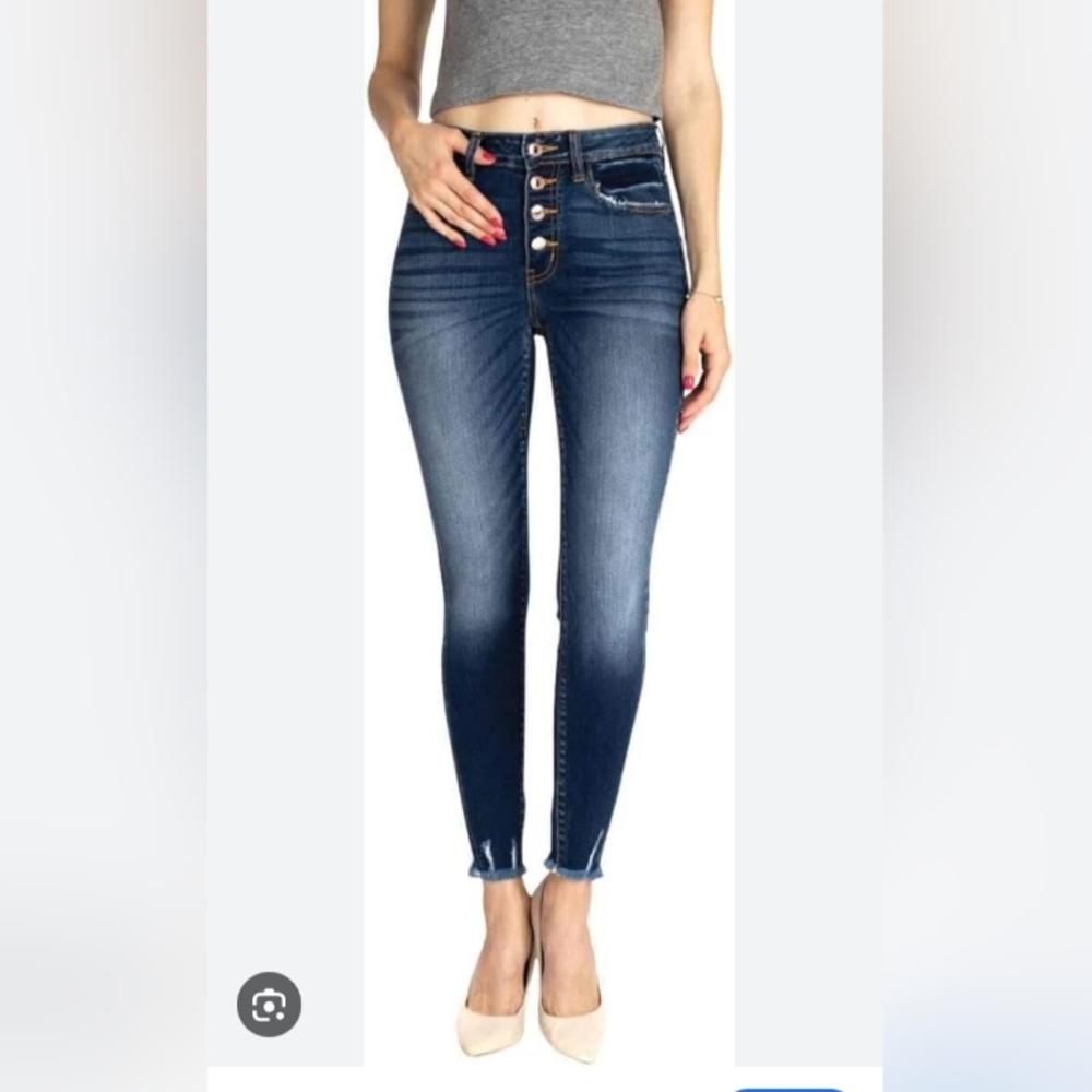 KanCan, Ankle, Skinny Jeans, Button Fly, Size 5